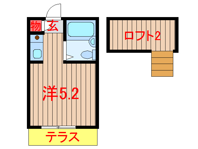 【コーポミズの間取り】