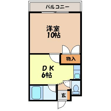 マイルーム梁川（梁川町）の間取り