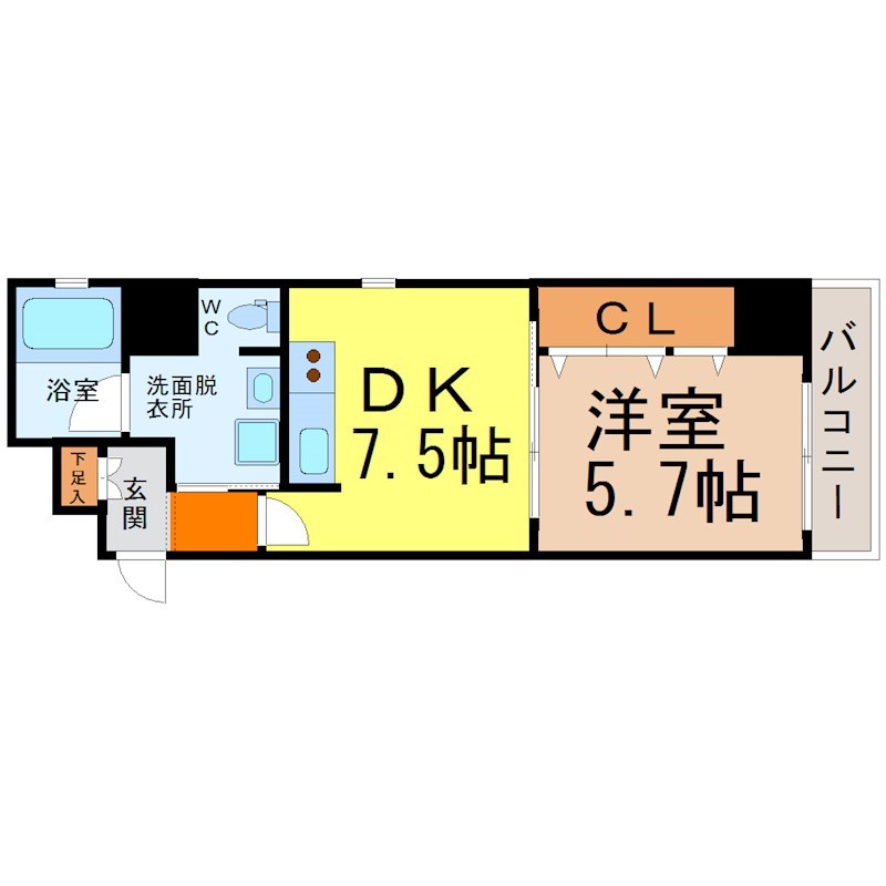 【ＲＩＤＧＥ大曾根の間取り】