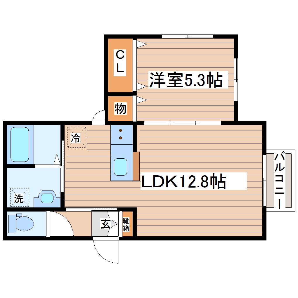 HANARISEの間取り