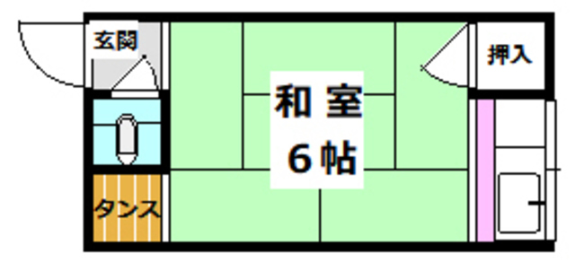 田中アパートの間取り