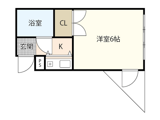 広島市西区井口台のマンションの間取り