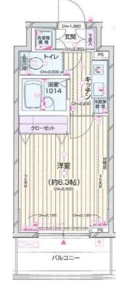 レガロ飛鳥山の間取り