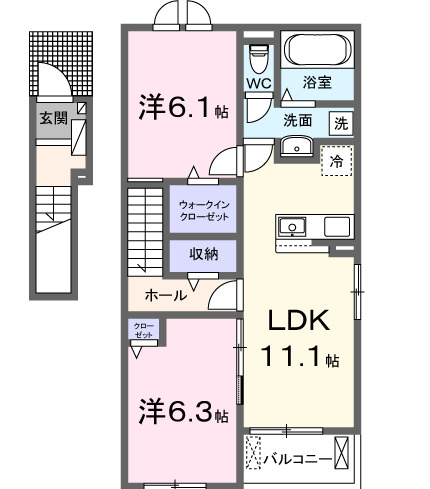 パルムIIIの間取り