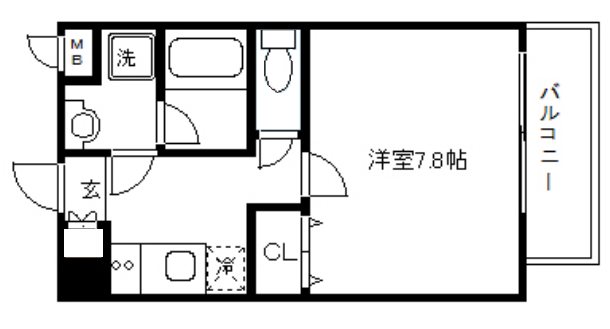 ベラジオ五条堀川IIIの間取り