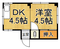 田中マンションの間取り