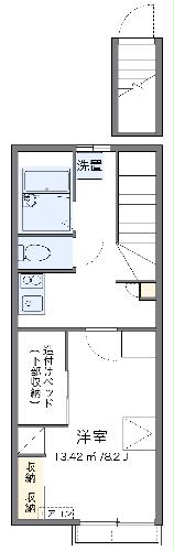 レオパレスステージ　栄華の間取り