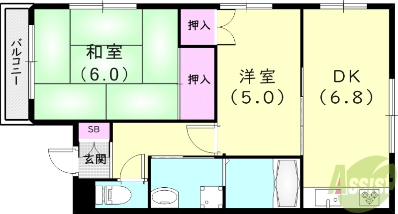 ベルンハイムの間取り