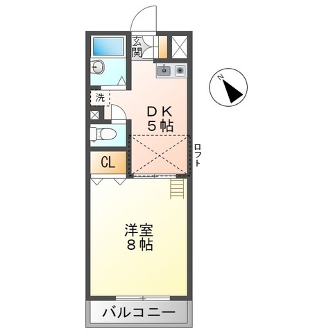 サンラィフ 古川IIの間取り