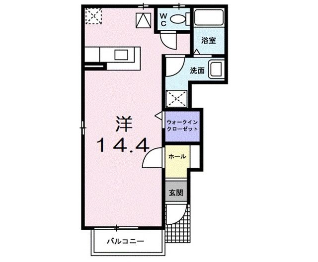 フル　タイドＫIの間取り