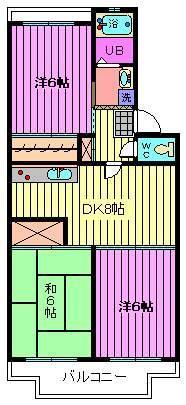 リバーサイドパークの間取り