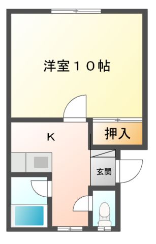 ハイツカレッジの間取り