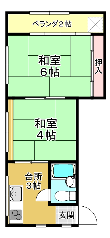 吉村第一マンションの間取り