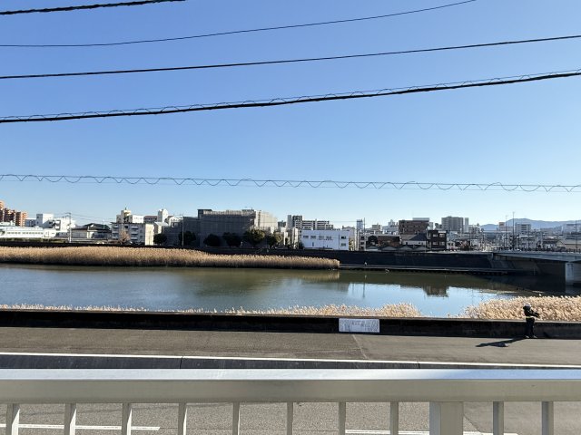 【高知市秦南町のアパートの眺望】