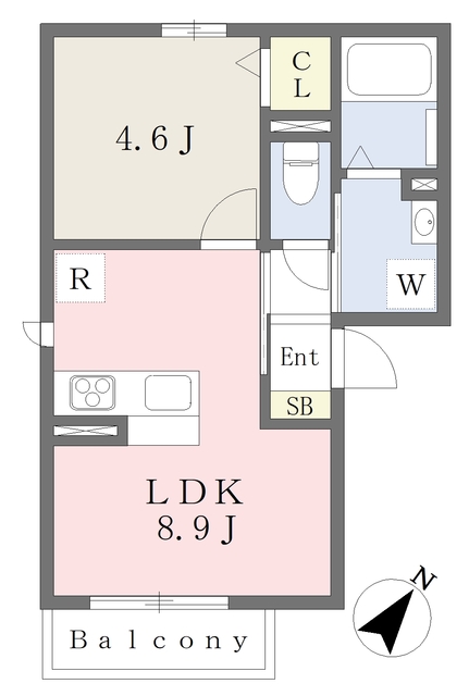 ラウラ　西大山の間取り