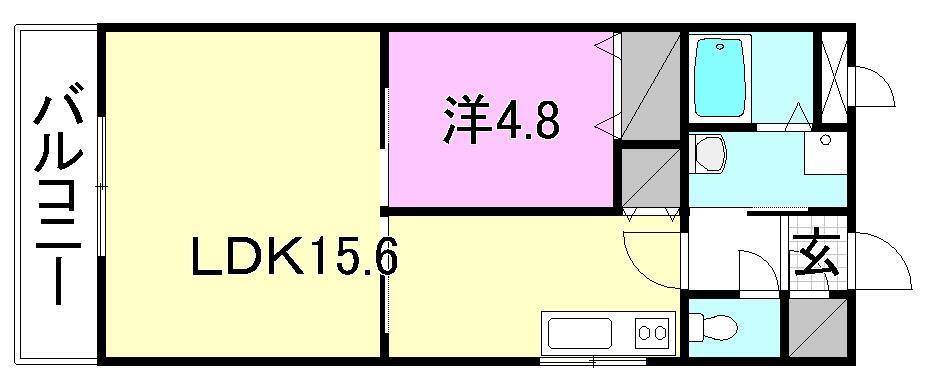 ブライム　コフレの間取り