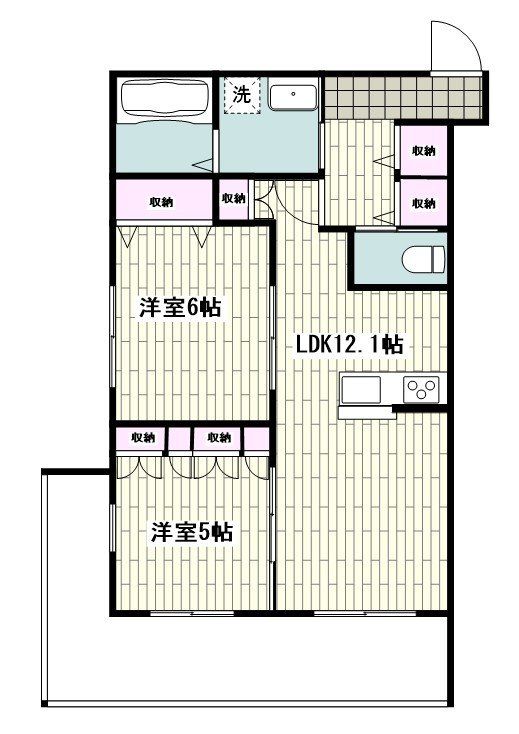 【横浜市戸塚区原宿のマンションの間取り】