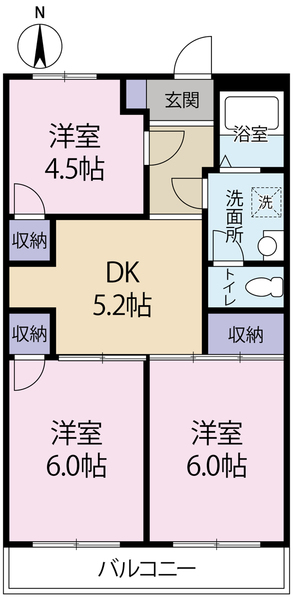 コーポラス和田の間取り