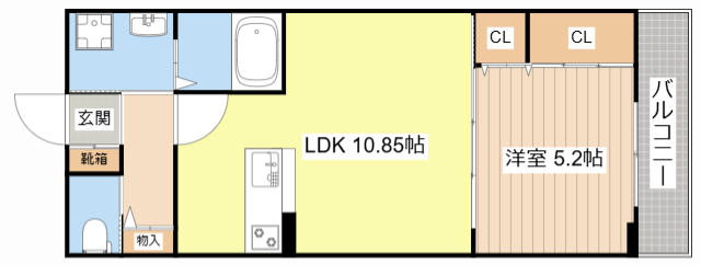 アミティエ彦根の間取り