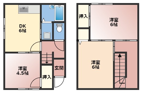 プレジール箕島IIの間取り