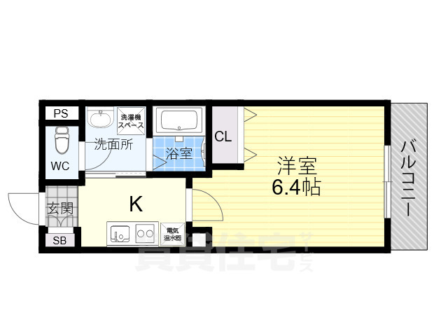 【大阪市住吉区清水丘のマンションの間取り】