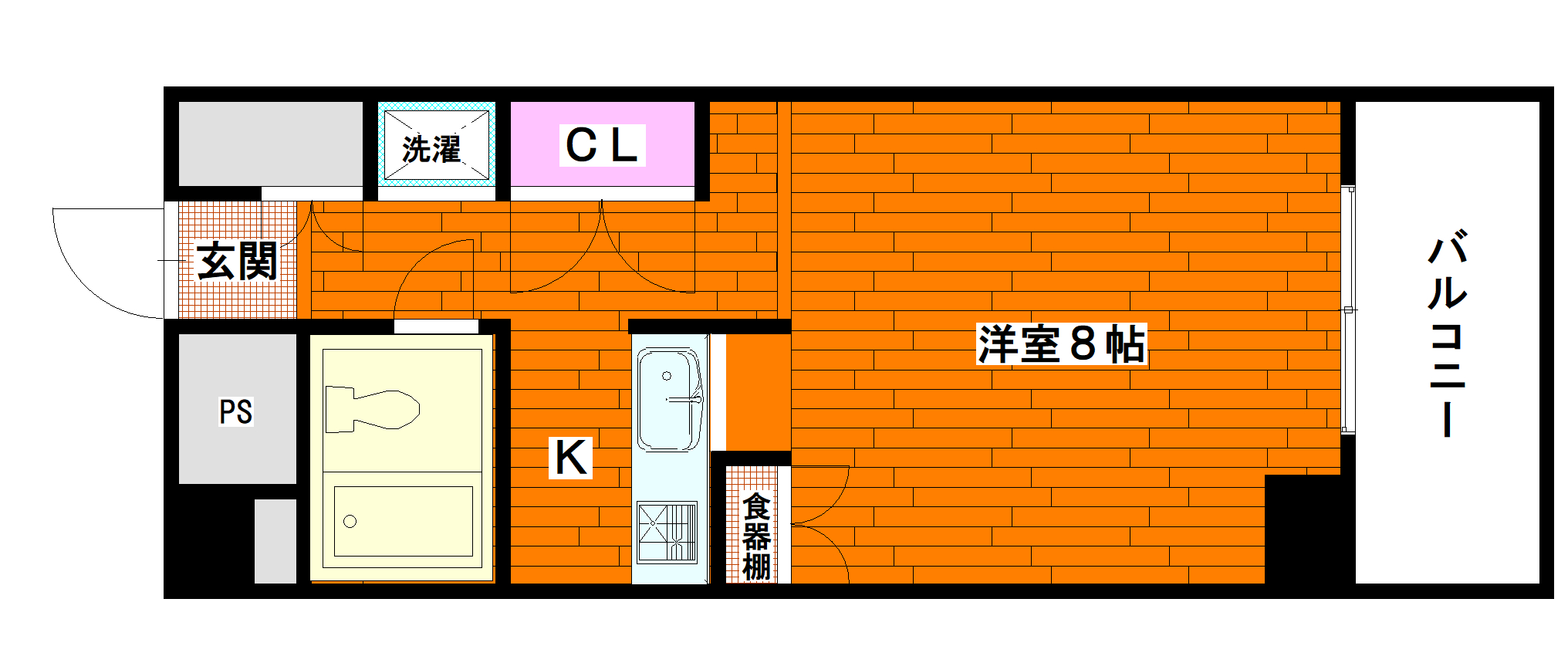 メゾンドシプレームの間取り