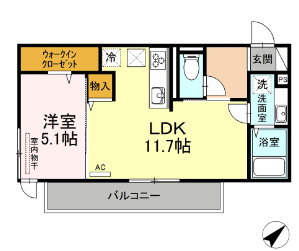 フォレストヒルズ春日原の間取り