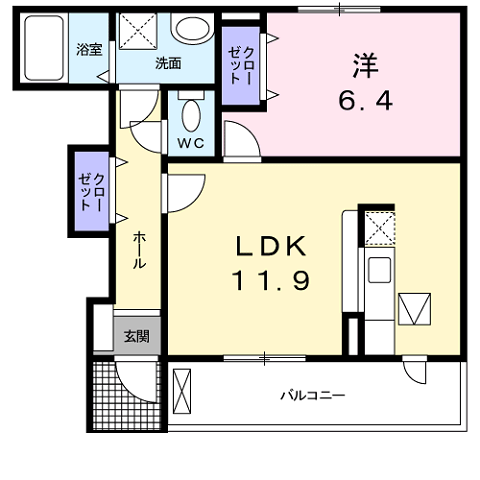 グラン　それいゆの間取り