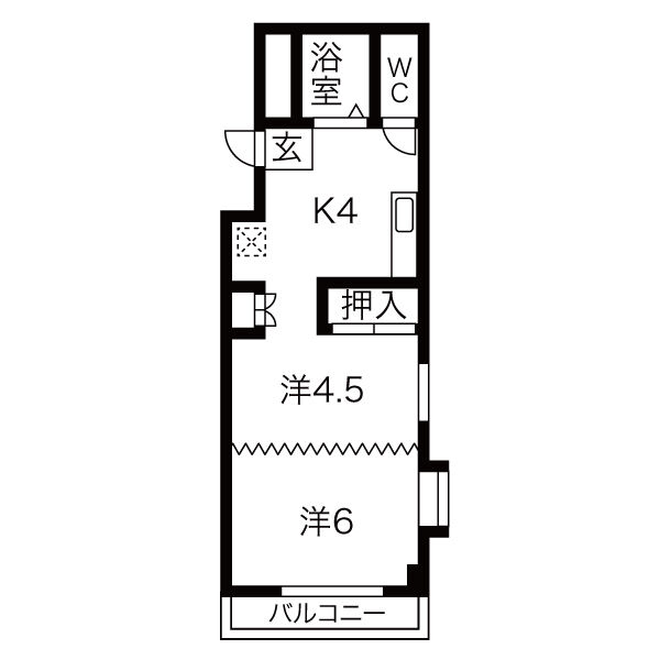 ジュネスドミール金山の間取り