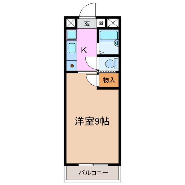 ヤングビレッジMAKIの間取り