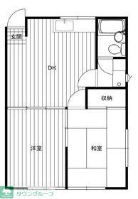 芦澤ハイツの間取り