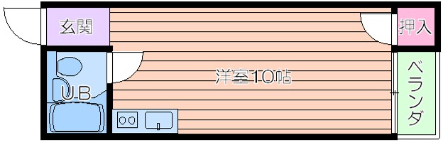 南森町ロイヤルハイツの間取り