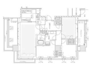 千代田区三番町のマンションの間取り