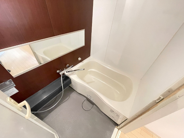 バス・シャワールーム　大きな窓からの採光が良好ですね