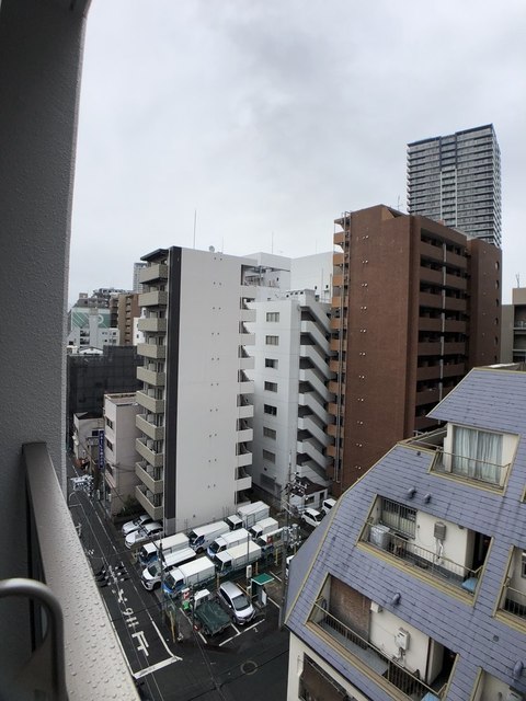 眺望　バルコニーからの眺め（２０２２年２月撮影）