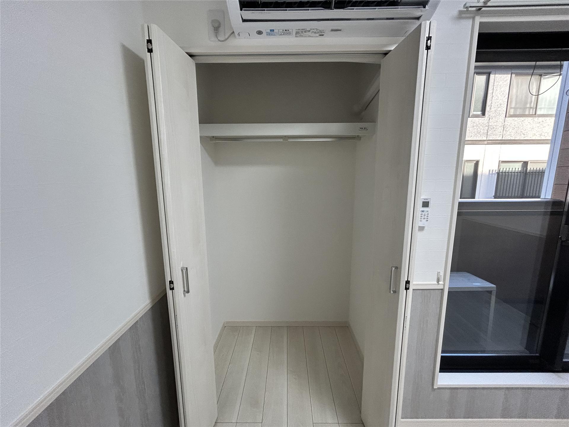 収納　洋室に付いているクローゼットです