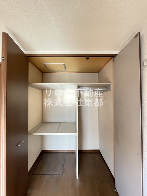 収納　奥行のある収納付です！増えがちな荷物をもスッキリ収納できます