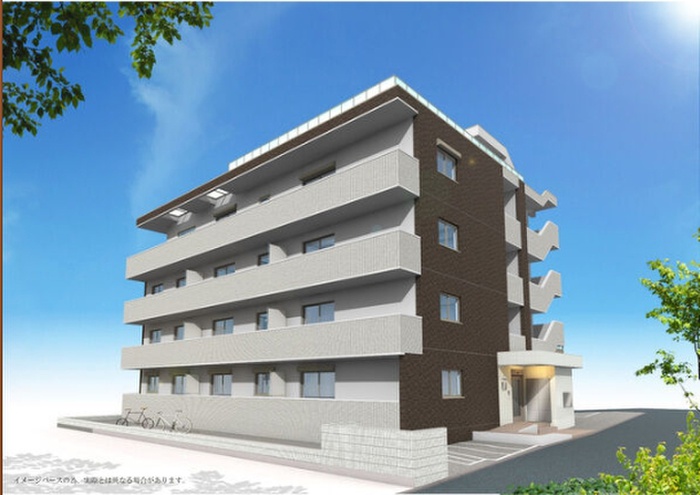 建物外観　建築中