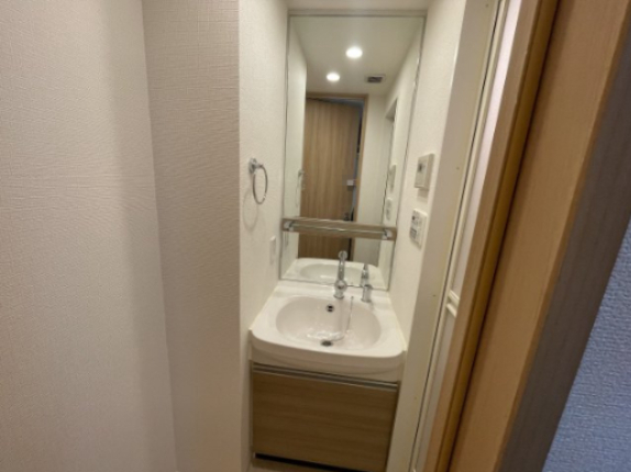 洗面設備　洗面所です