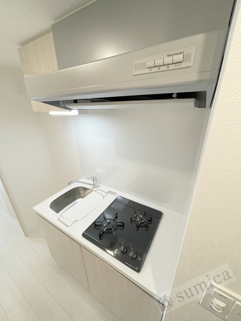 キッチン　２口システムキッチンでお料理楽しく♪♪