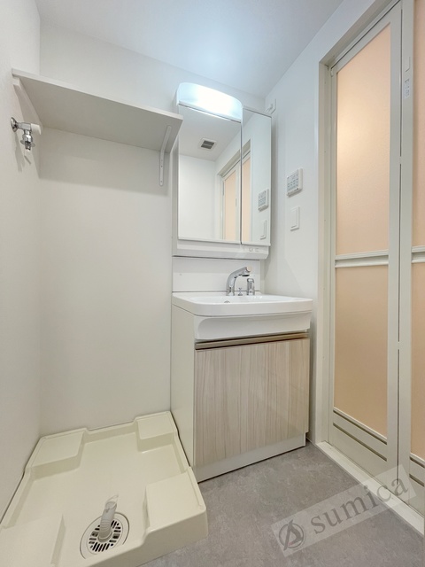 洗面設備　洗面脱衣所付き！独立洗面台が便利です♪♪