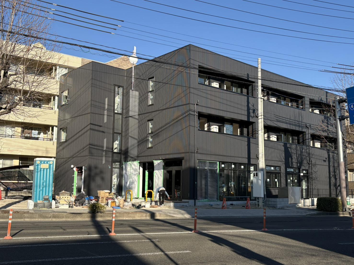 建物外観　建築中です