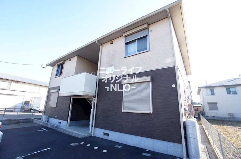 建物外観　積水ハウスの賃貸住宅シャーメゾン。