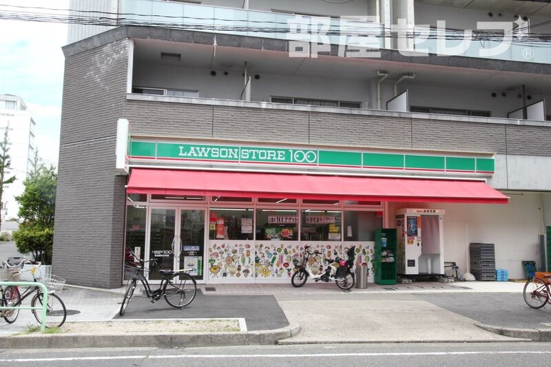 コンビニ　ローソンストア100名古屋丸の内店（コンビニ）まで166m