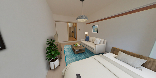 居室・リビング　家具はＣＧです