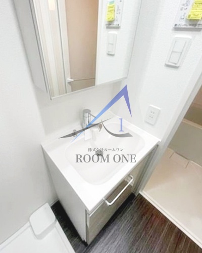 洗面設備　洗面台です。
