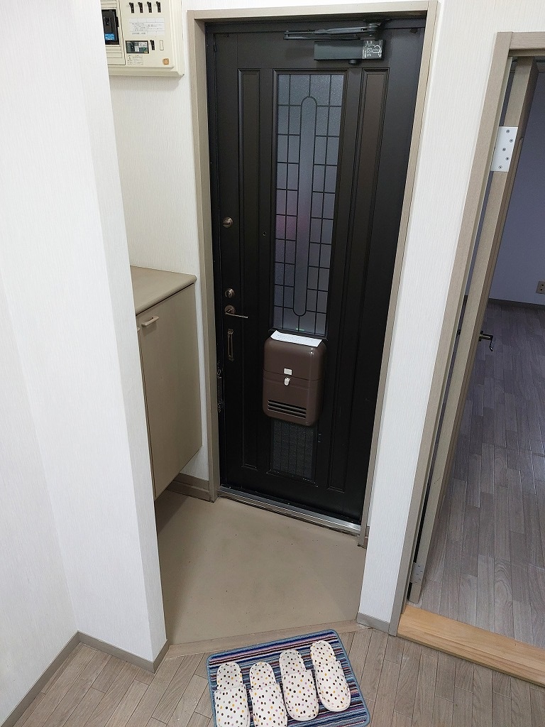 玄関　シューズボックスあるので玄関もスッキリ