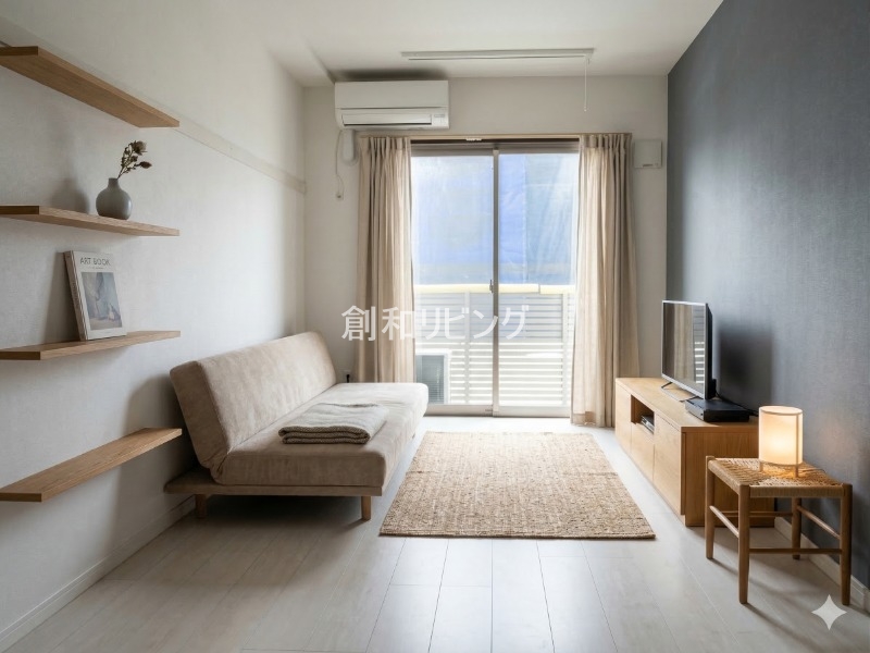 居室・リビング　家具・インテリアはCGです