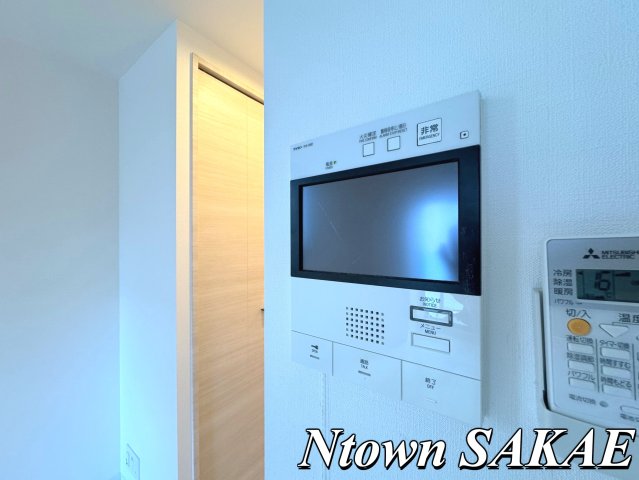 セキュリティ　モニター付きインターフォンです。