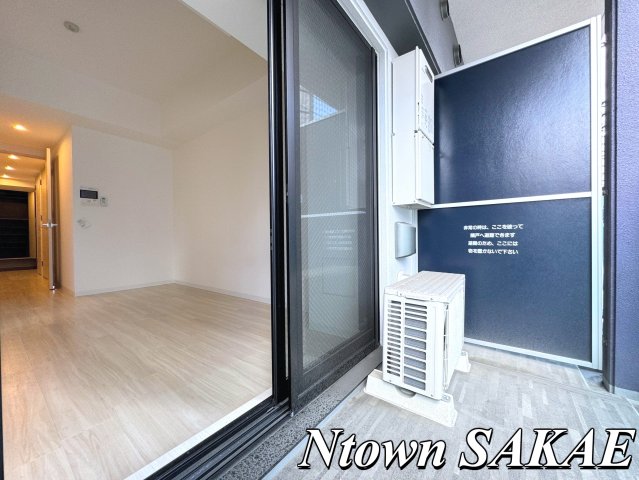 バルコニー　広々としたバルコニーです